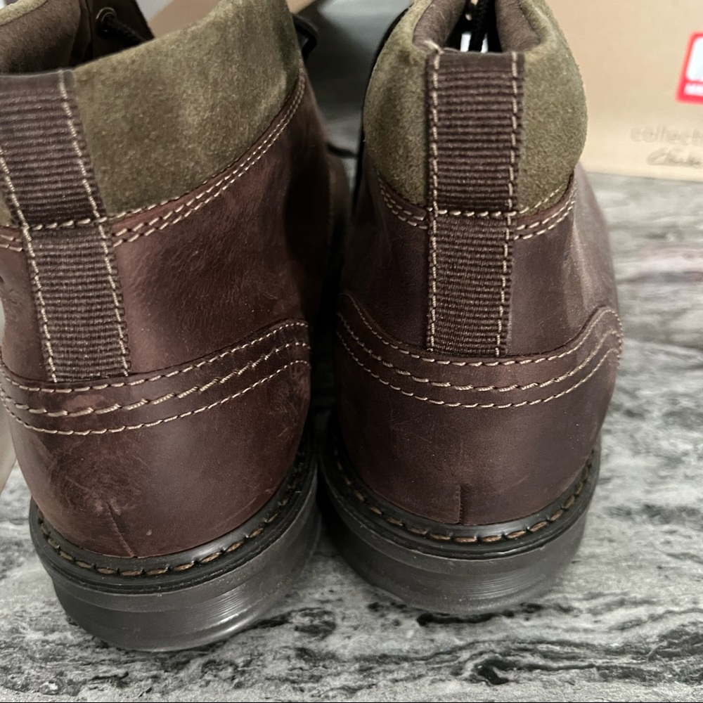Clarks Rendell Peak brown leather boot (NIB) - Picture 12 of 14